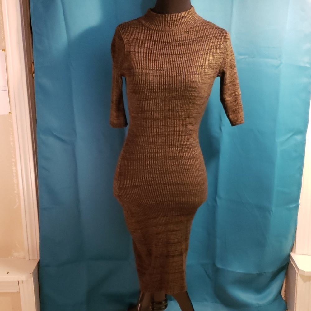 Charlotte Russe Olive Knit Dress